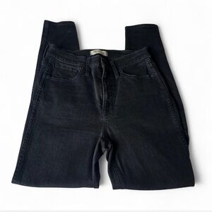 💜 Madewell Black 10” High-Rise Skinny Jean (27)